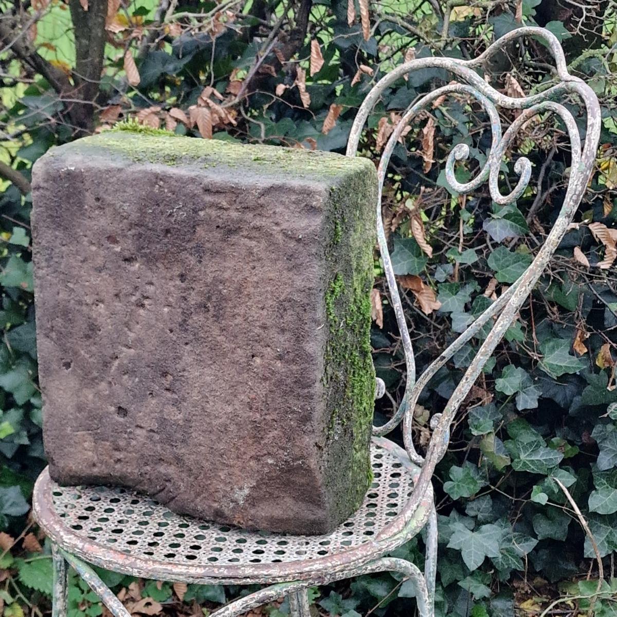 18thC mossy sundial