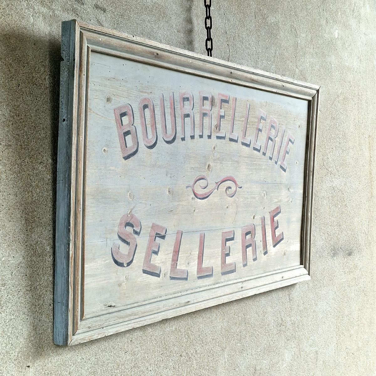 19thC saddlery sign