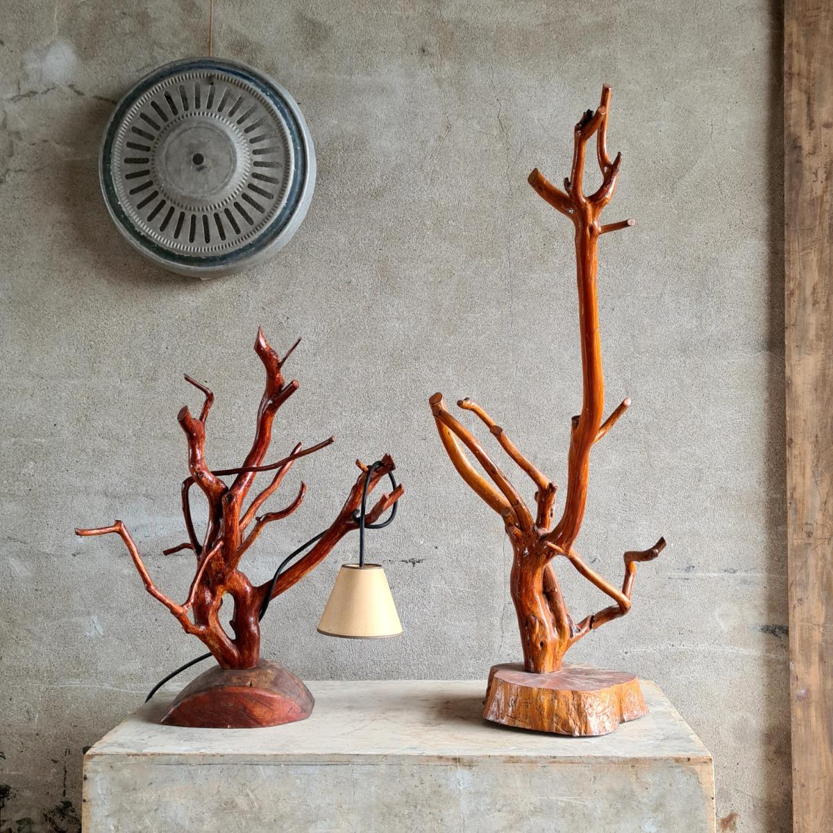 2 root sculptures