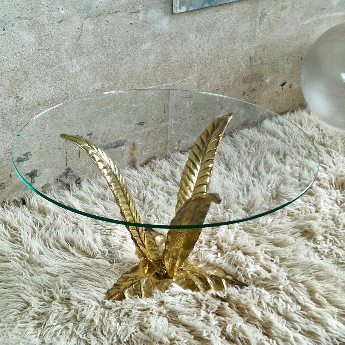 Brass coffee table