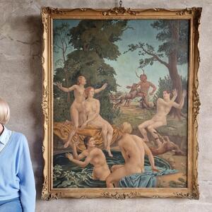 Diana and Actaeon painting