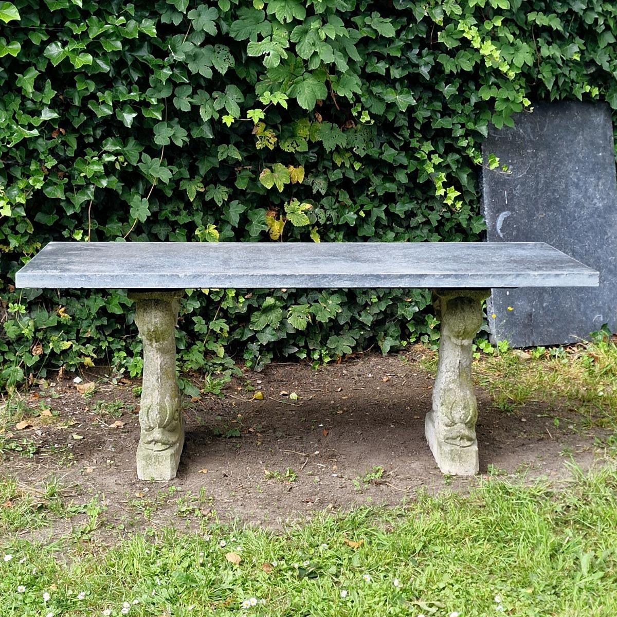 Impressive dolphin feet table