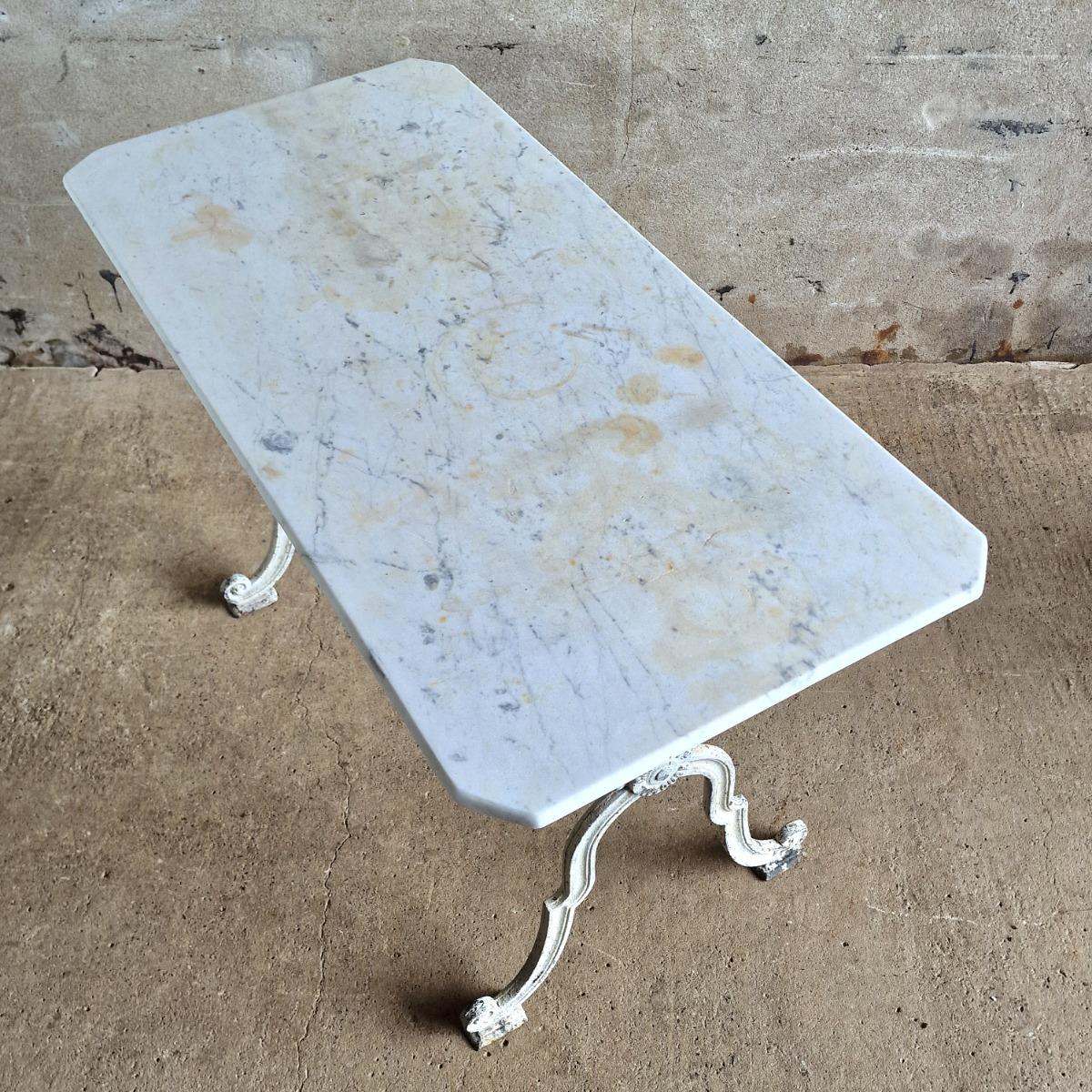 Marble top table