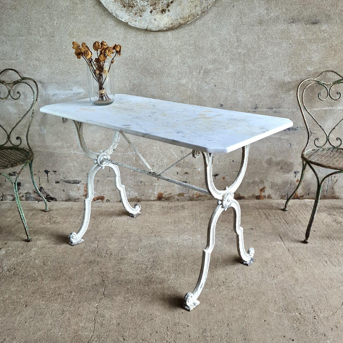 Marble top table