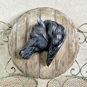 Original half cast iron horse head