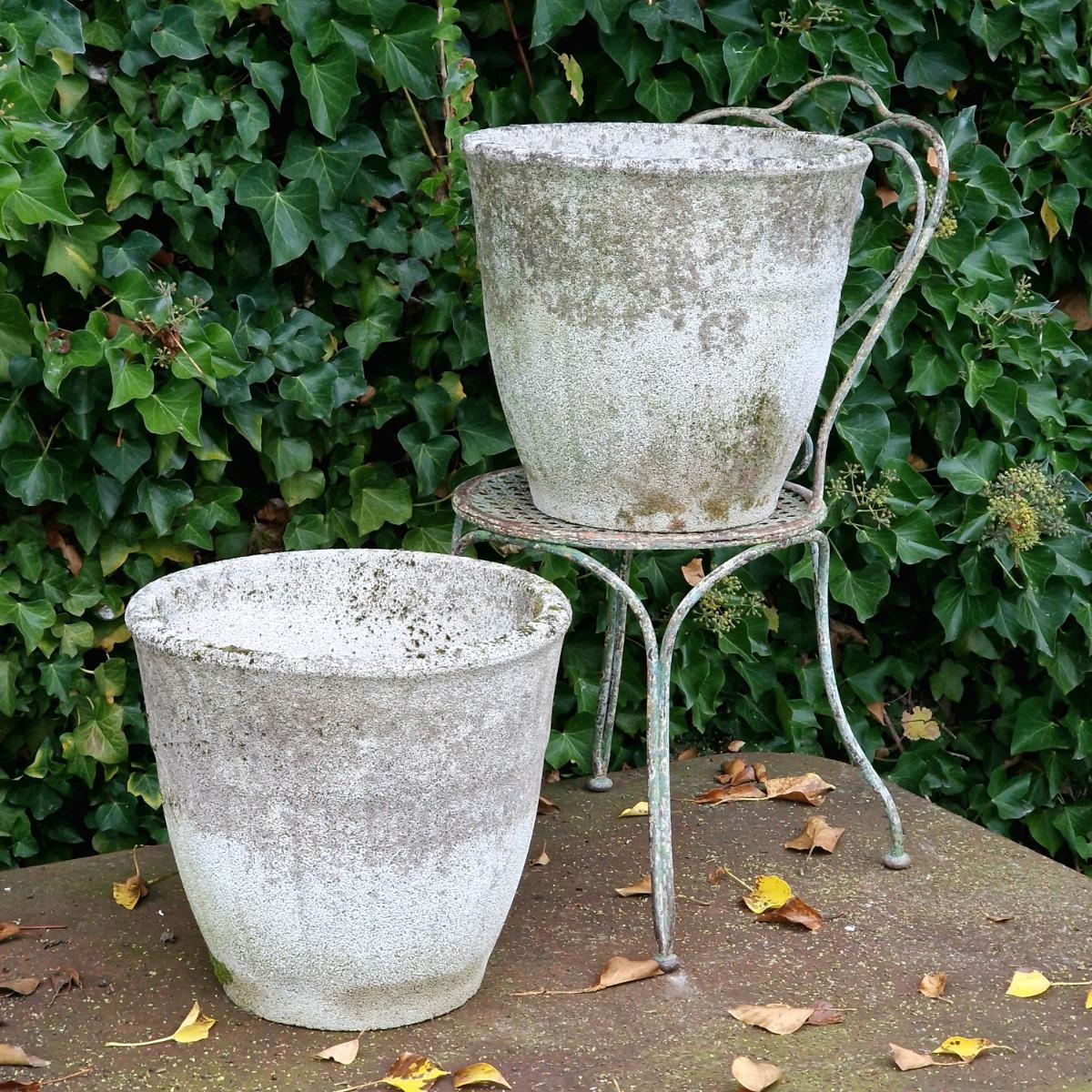 Pair of large planters