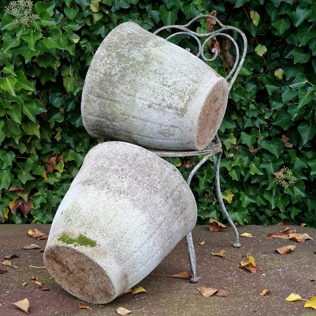 Pair of large planters