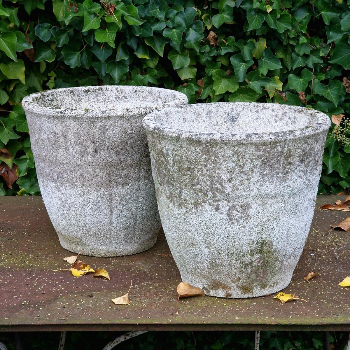 Pair of large planters