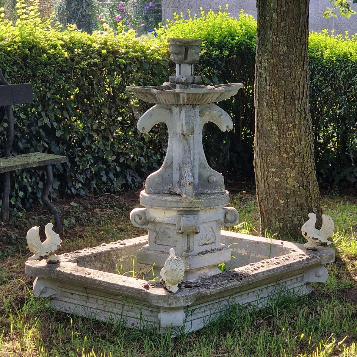 Unique pigeon fountain