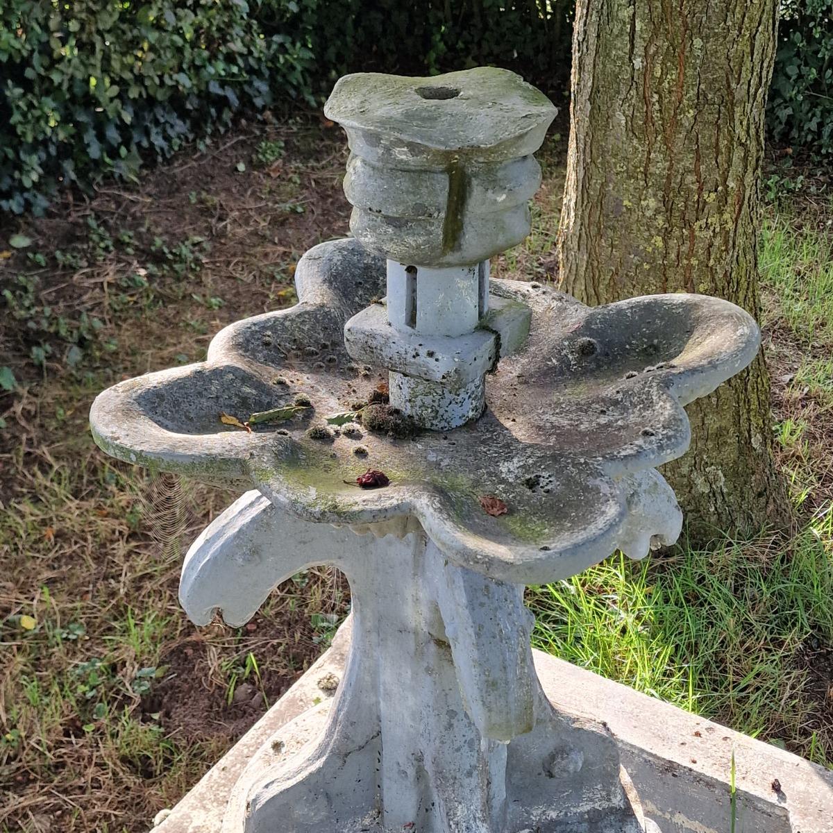 Unique pigeon fountain